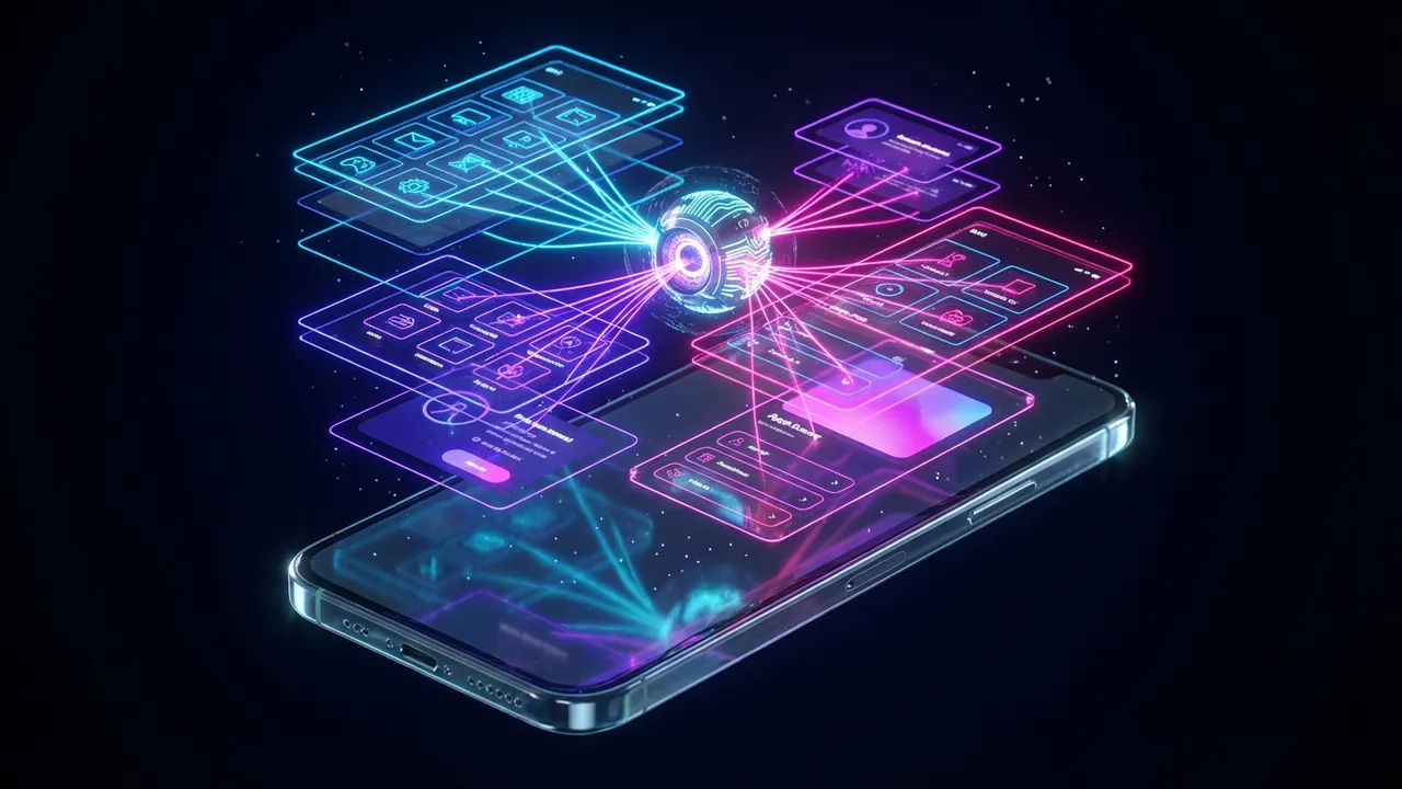 Mobile LAMs: Controlling Apps via Visual Semantics